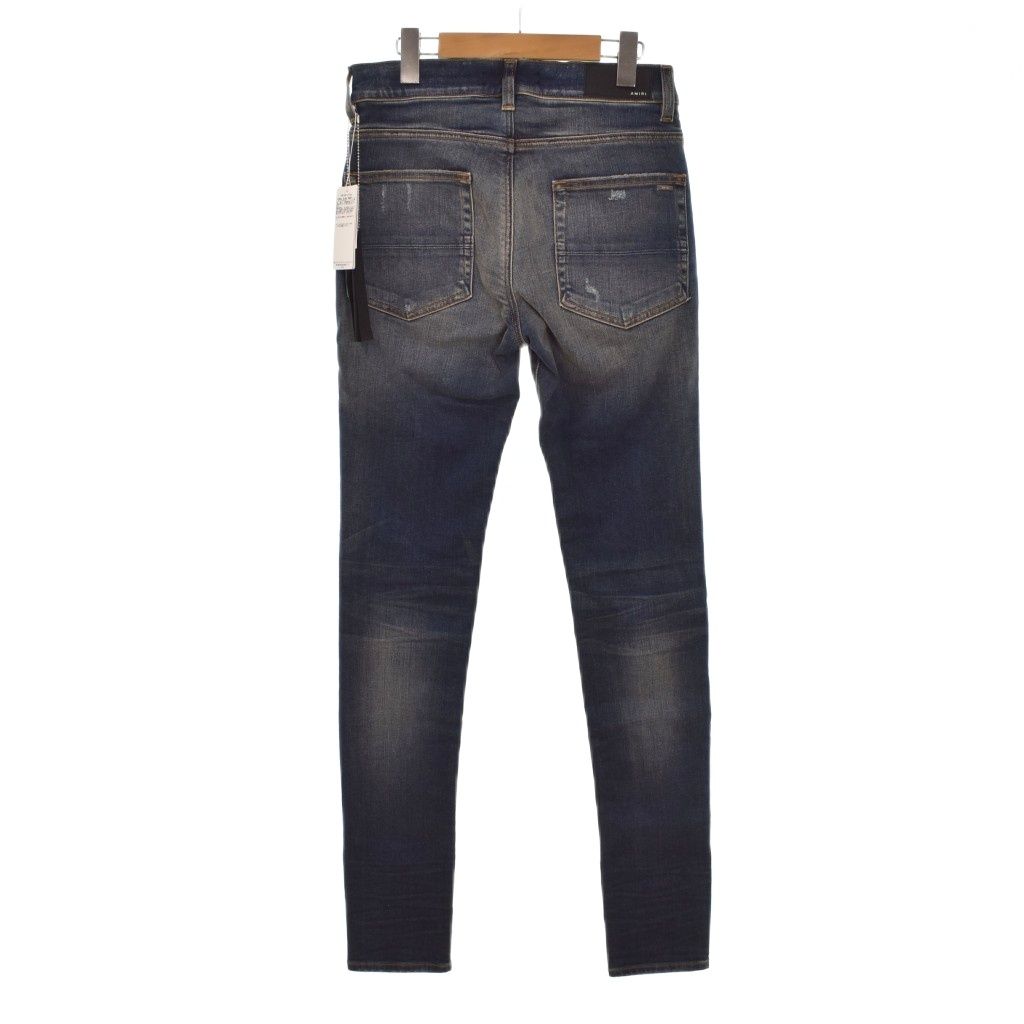 アミリ AMIRI MX1 ショットガン 蛇腹 クラッシュ加工 バイカー デニム