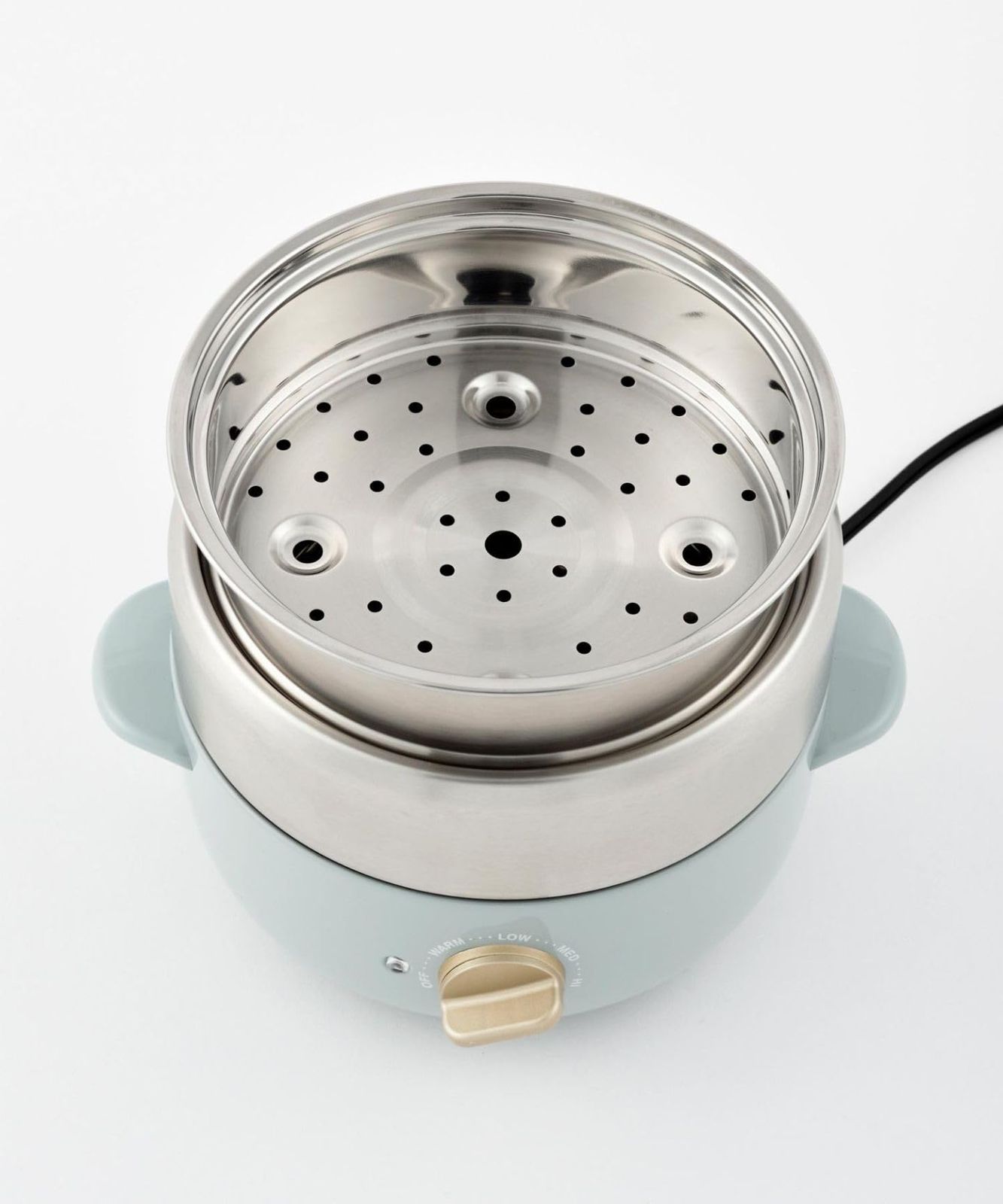 生活家電 BRUNO ブルーノ 電気鍋 一人用 二人用 コンパクトマルチグリルポット 卓上 ブルーグリーン BOE115-BGR [ブルーグリーン]