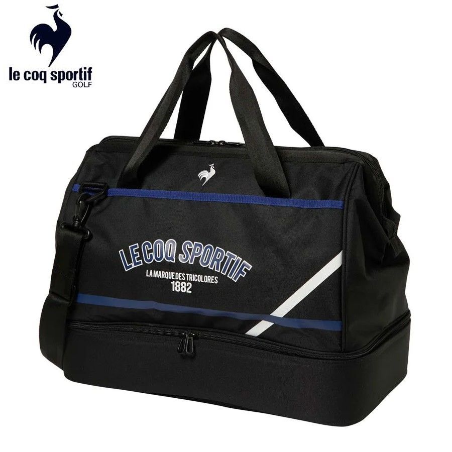 新品ルコックle coq sportifLG6SBB00M 2層式 大開口 ボストンバッグ2026ショルダーベルト付【BK00】ブラック