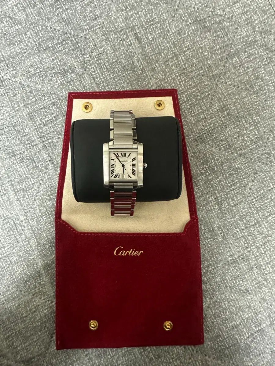 カルティエ タンクフランセーズ Lサイズ オートマティック