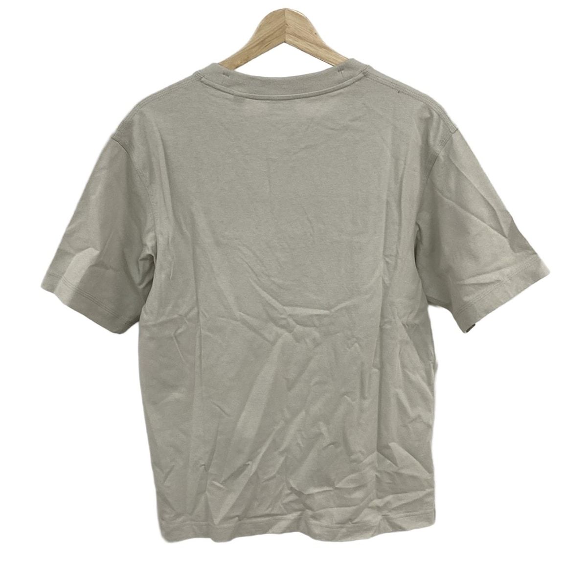 BURBERRY/Burberry(バーバリー) 半袖Tシャツ サイズM メンズ - 8106294 グレーベージュ×ブルー クルーネック