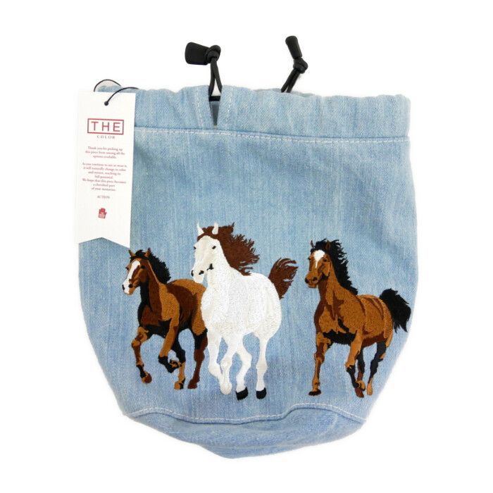 ハウンドトゥース柄ポーチ 馬ロゴ刺繍 ssssさま専用】THE UNION THE COLOR ザユニオン 国内正規 26SS HORSE