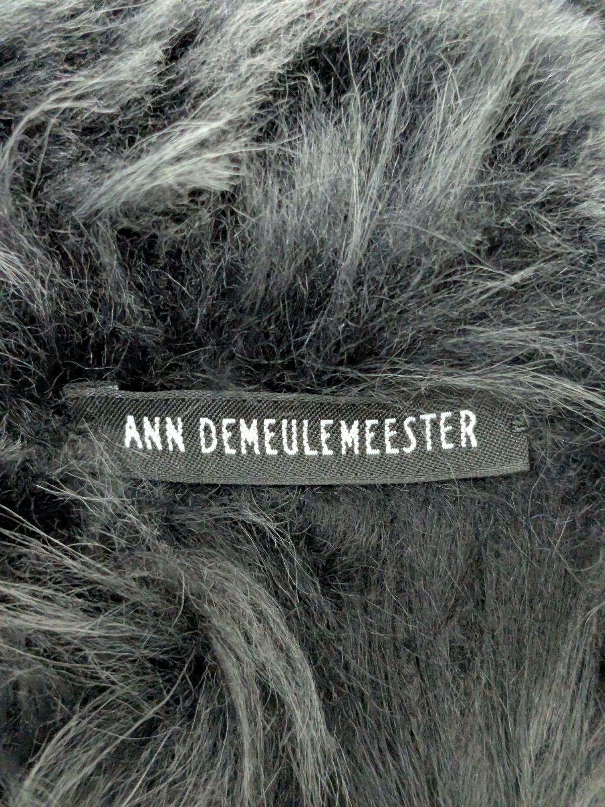 ANN DEMEULEMEESTER アンドゥムルメステール アシンメトリー ムートン