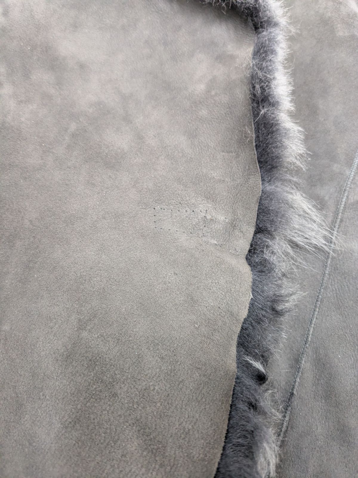 ANN DEMEULEMEESTER アンドゥムルメステール アシンメトリー ムートン