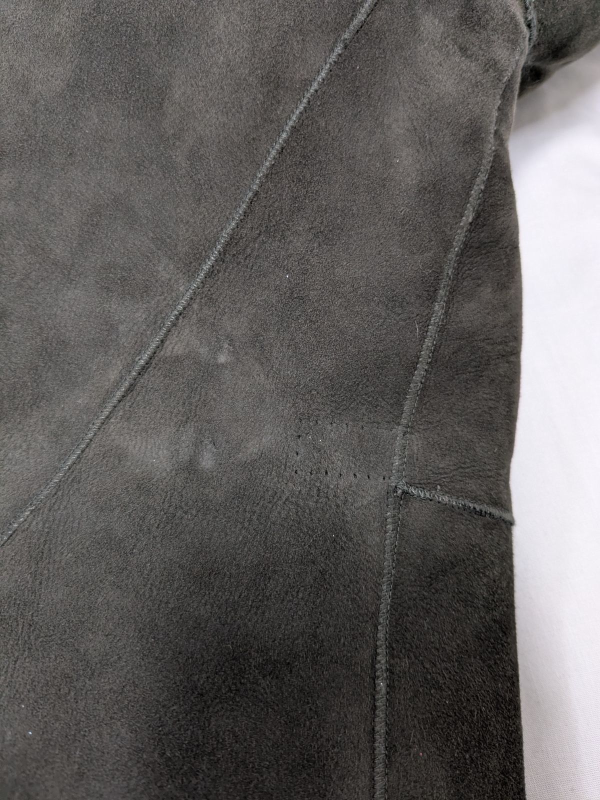ANN DEMEULEMEESTER アンドゥムルメステール アシンメトリー ムートン