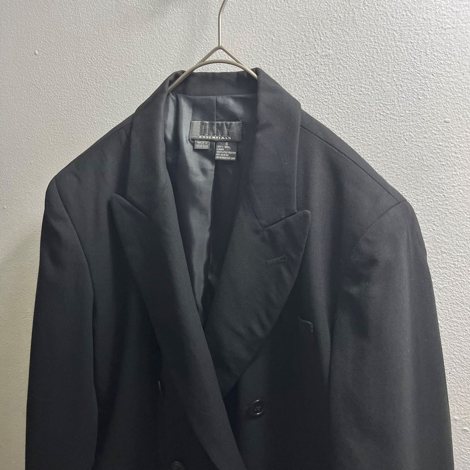 USA 90s DKNY テーラードジャケット ダナキャラン ヴィンテージ 黒