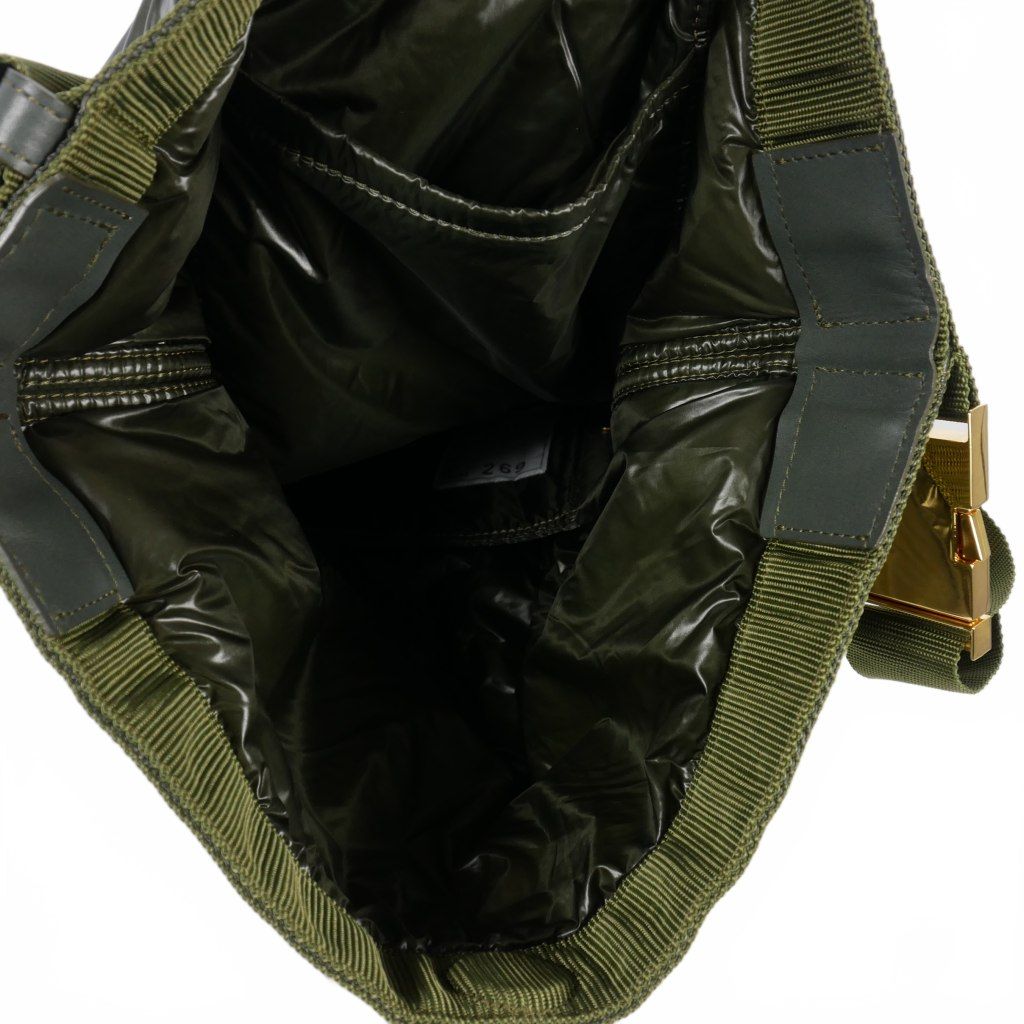 サカイ sacai ドライナイロン ショルダーバッグ 2WAY 緑 カーキ 21 