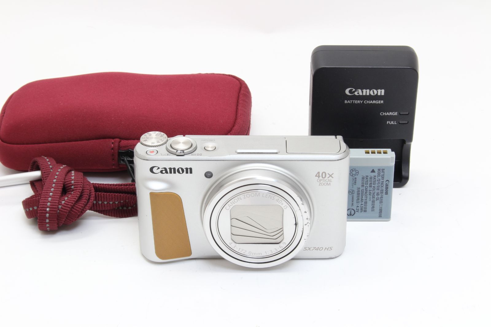B (並品) Canon キヤノン PowerShot SX740 HS シルバー 初期不良返品