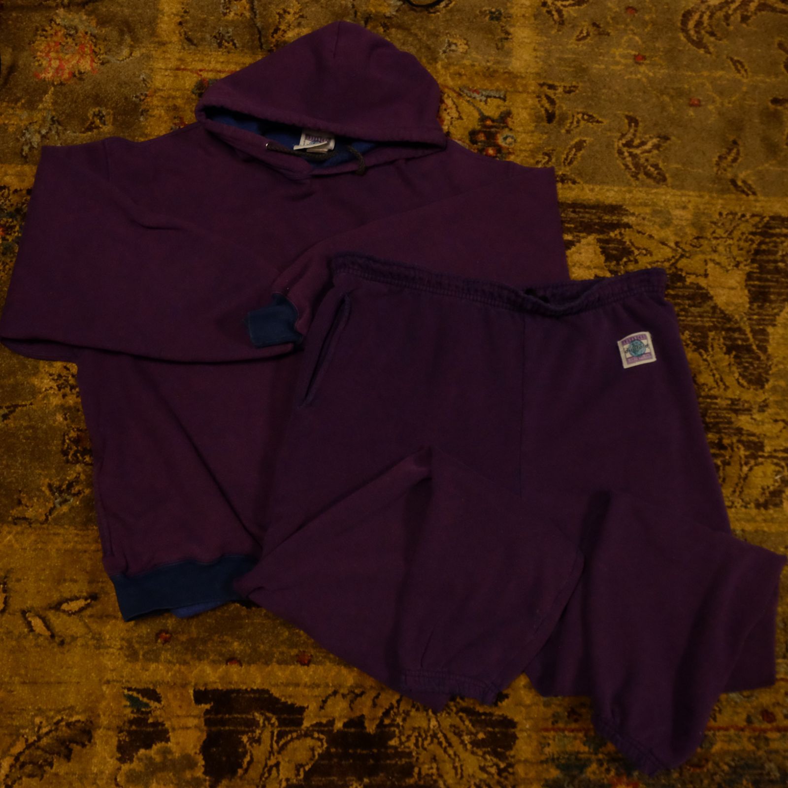 90s MADE IN USA] Duofold Advanced Micro Climate Hoodie Set-up XL 