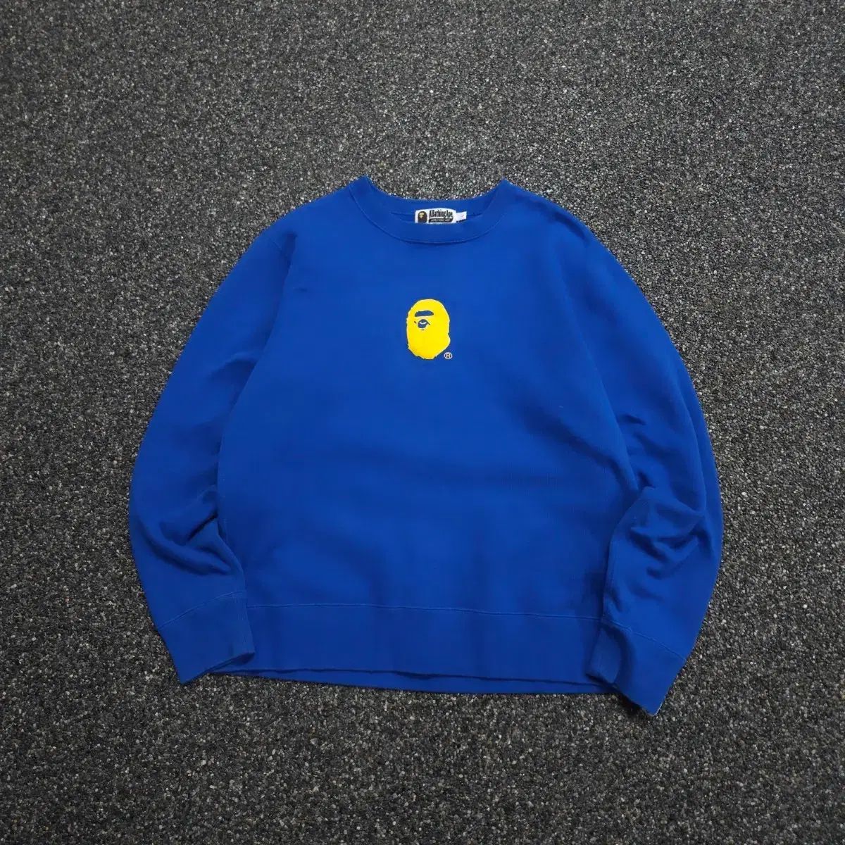BAPE A BATHING APE アベイシングエイプ BIG サル Spellout クルー 