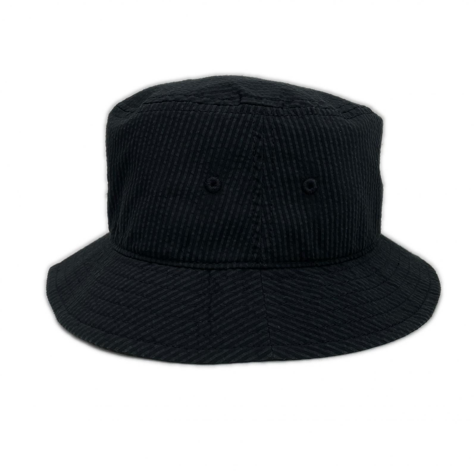 中古 ブリーフィング BRIEFING バケットハット M ブラック 刺しゅう