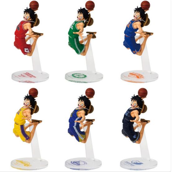 ONE PIECE BASE SHOP NBA ルフィ 6点セット NBA ルフィ ワンピースベースショップ 6体セット - メルカリ