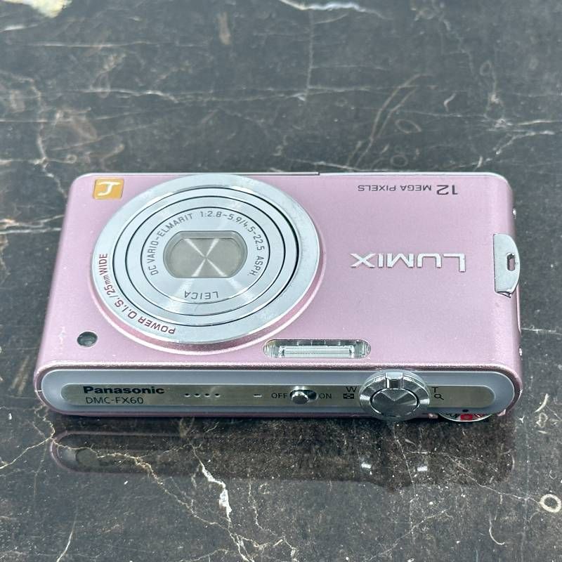 Panasonic LUMIX DMC-FX60 ピンク 1210万画素 光学5倍ズーム 広角25mm