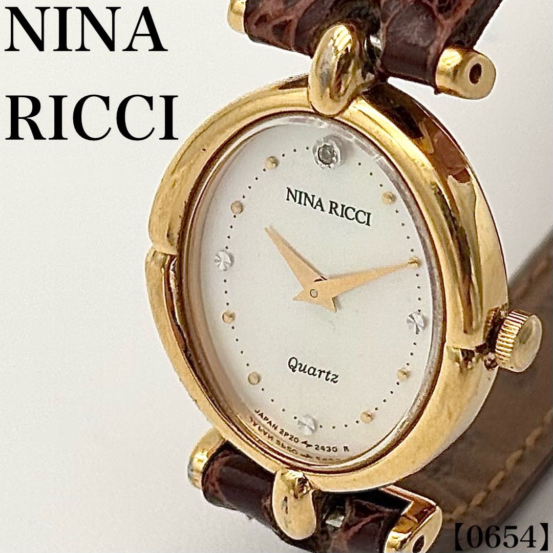 稼働品 Working item ニナリッチ NINA RICCI 腕時計 レディース Ladies