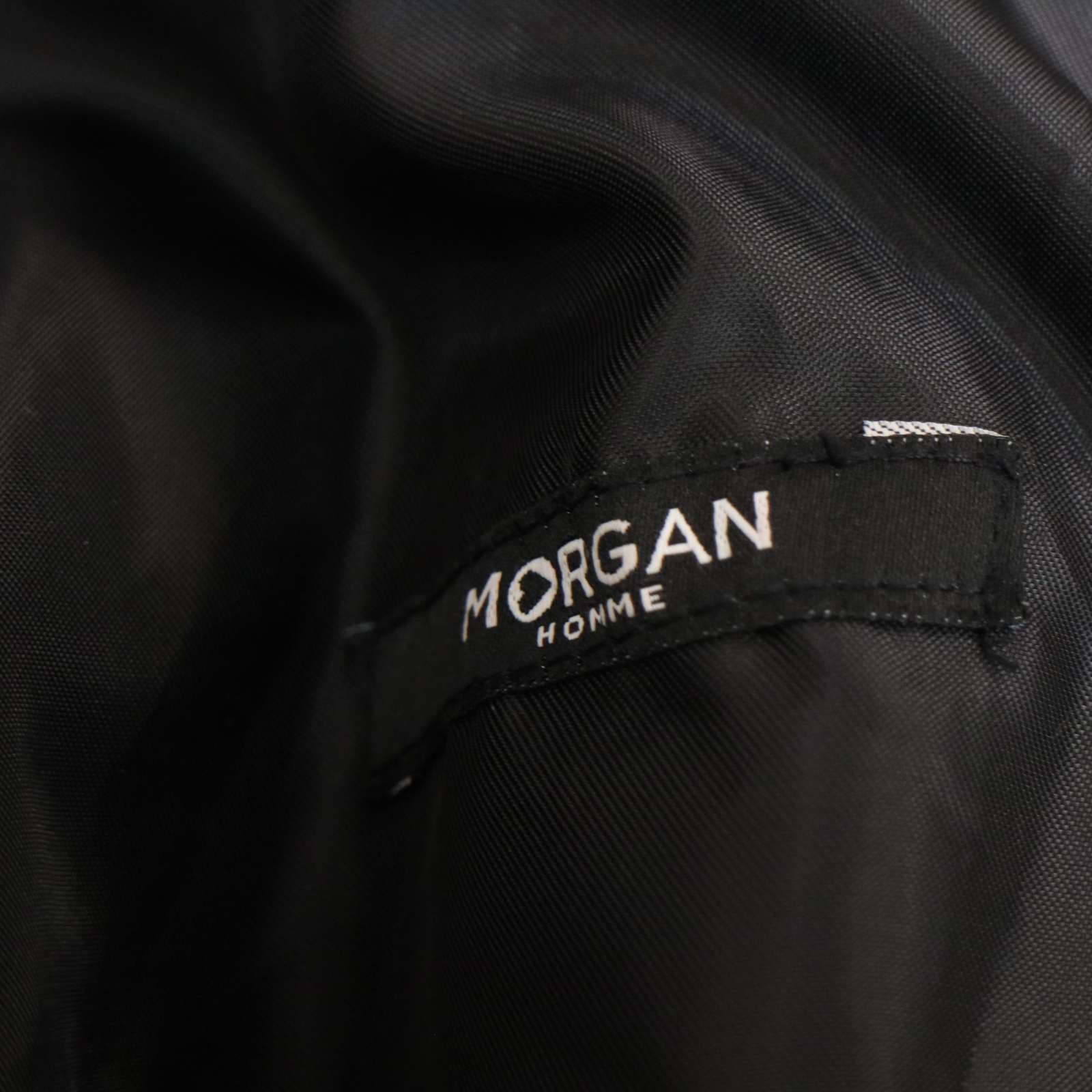 MORGAN HOMME モルガン オム 秋冬 羊革☆ ラム レザー シングル