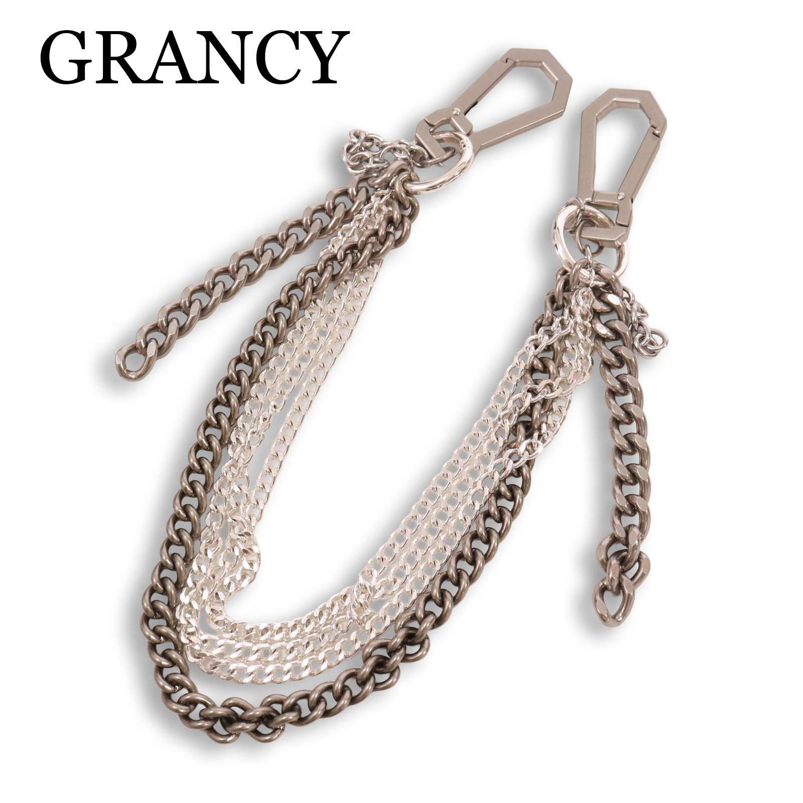 25SS GRANCY グランシー 通年 カラビナ デザイン レイヤリング 