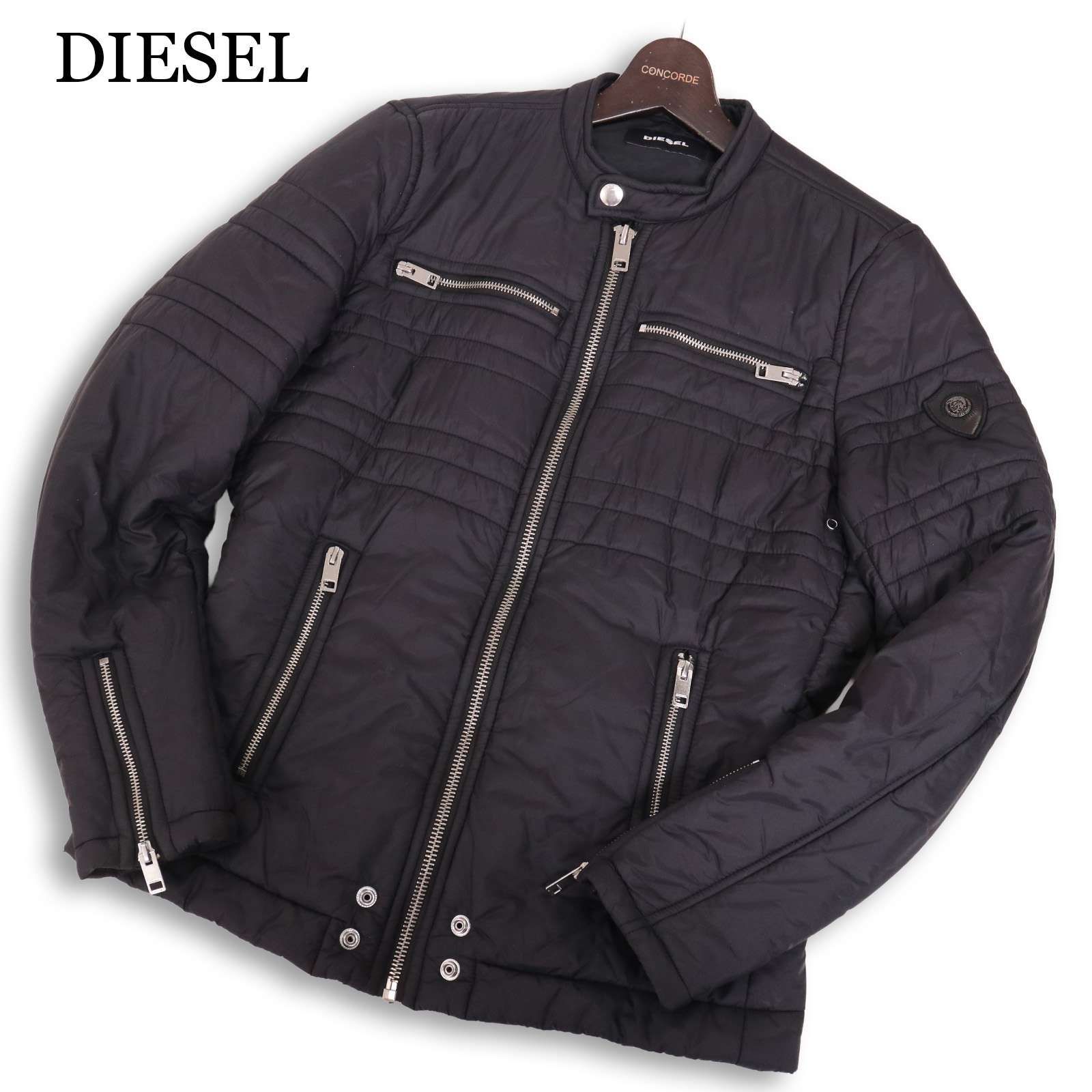 DIESEL ディーゼル 秋冬 中綿 キルティング☆ シングル ライダース 