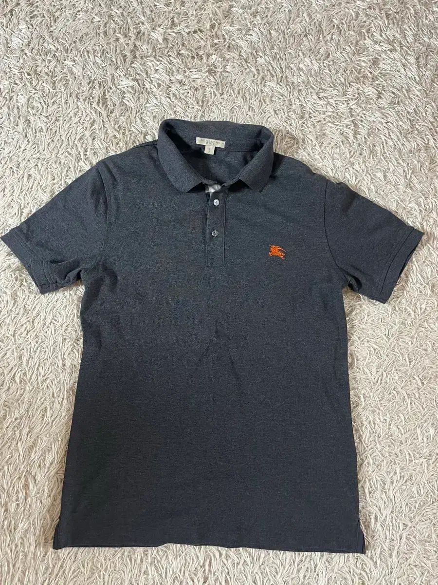 バーバリーブリット 半袖ポロTシャツ ダークグレー バーバリー 