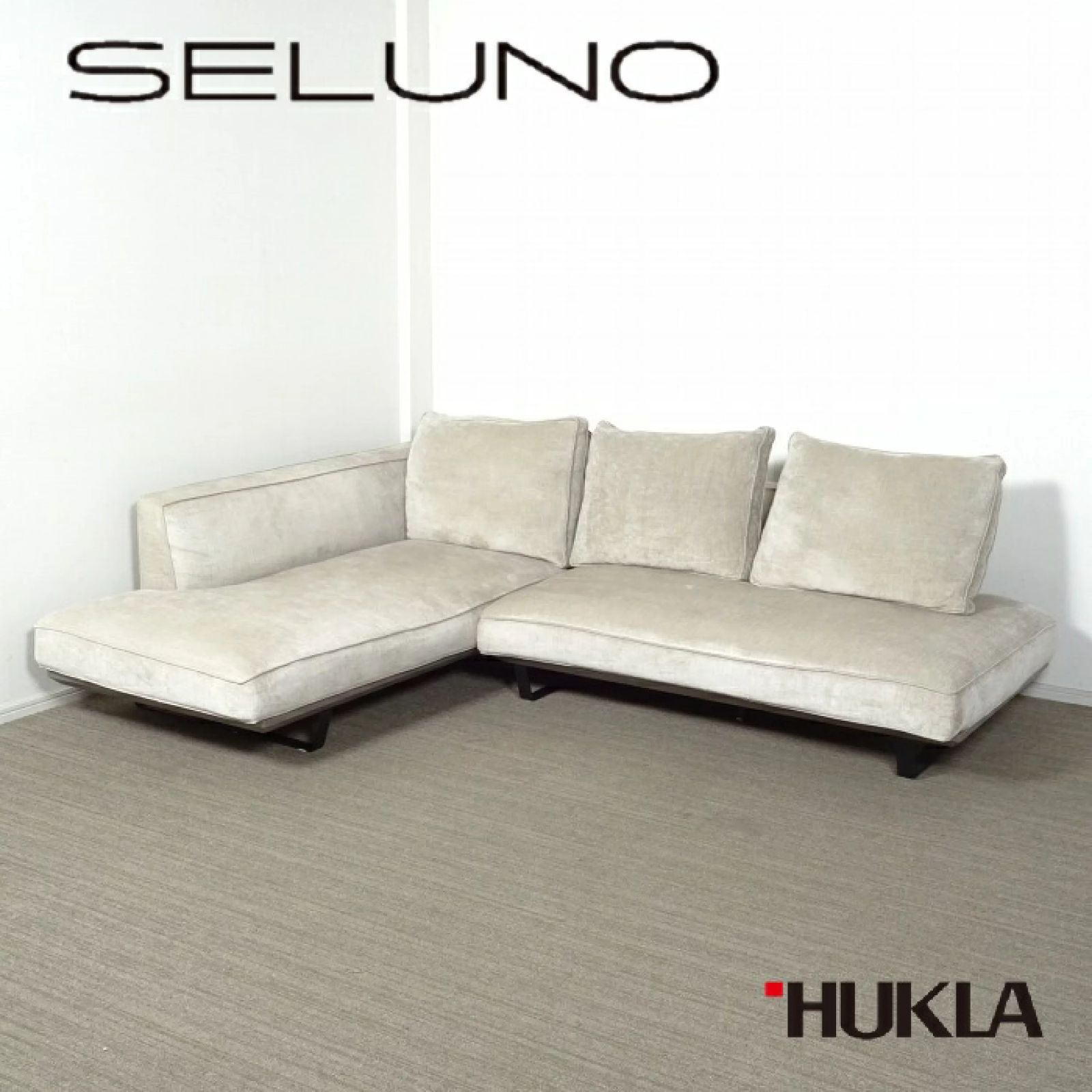 ◾︎SELUNO◾︎ 展示 HUKLA フクラ KASTOR | カストール カウチソファ | ファブリック 100万 x130s