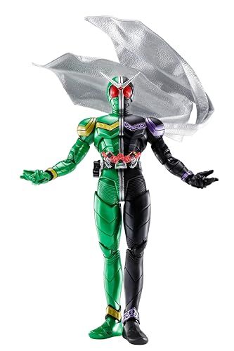 TAMASHII NATIONS S.H.フィギュアーツ 真骨彫製法 仮面ライダーW サイクロンジョーカー 風都探偵アニメ化記念 再販版 約145mm PVC-ABS-布製 塗装済み可動フィギュアpo a58709f9