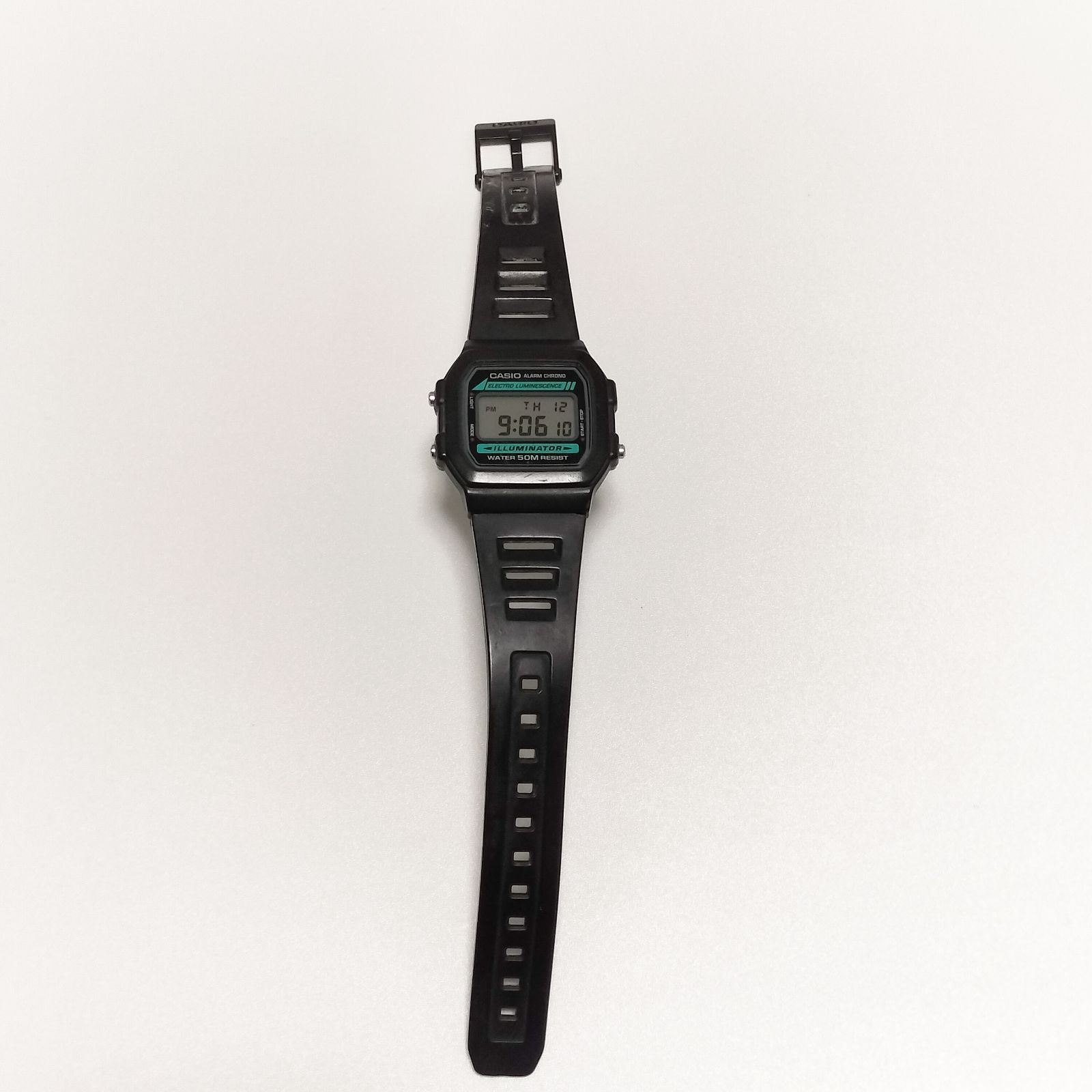 CASIO W-86 メンズ腕時計 デジタル 50M防水 ブラック - メルカリ