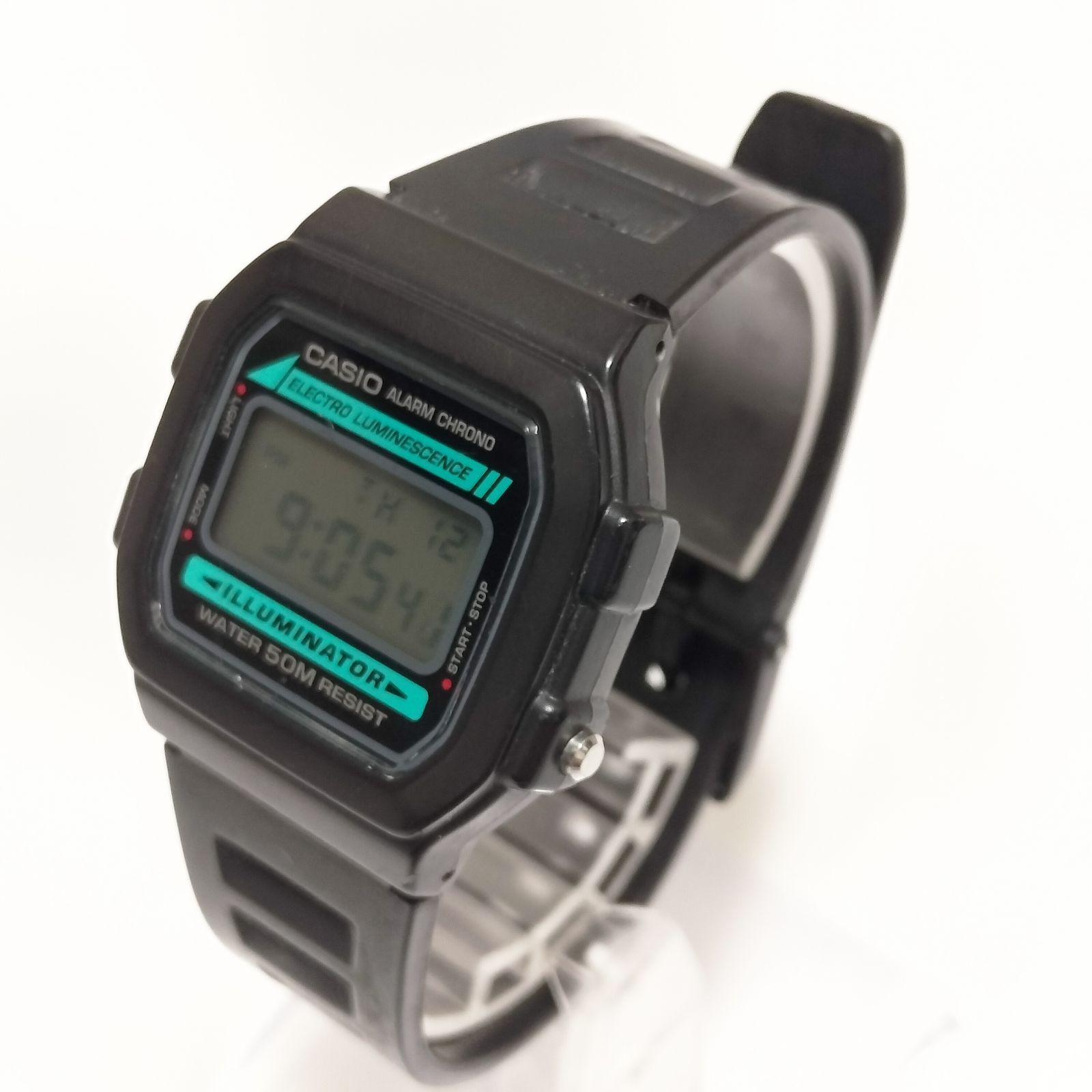 CASIO W-86 メンズ腕時計 デジタル 50M防水 ブラック - メルカリ