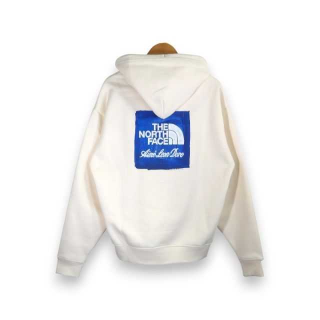 AIME LEON DORE THE NORTH FACE LOGO HOODIE NATURAL WHITE サイズS 