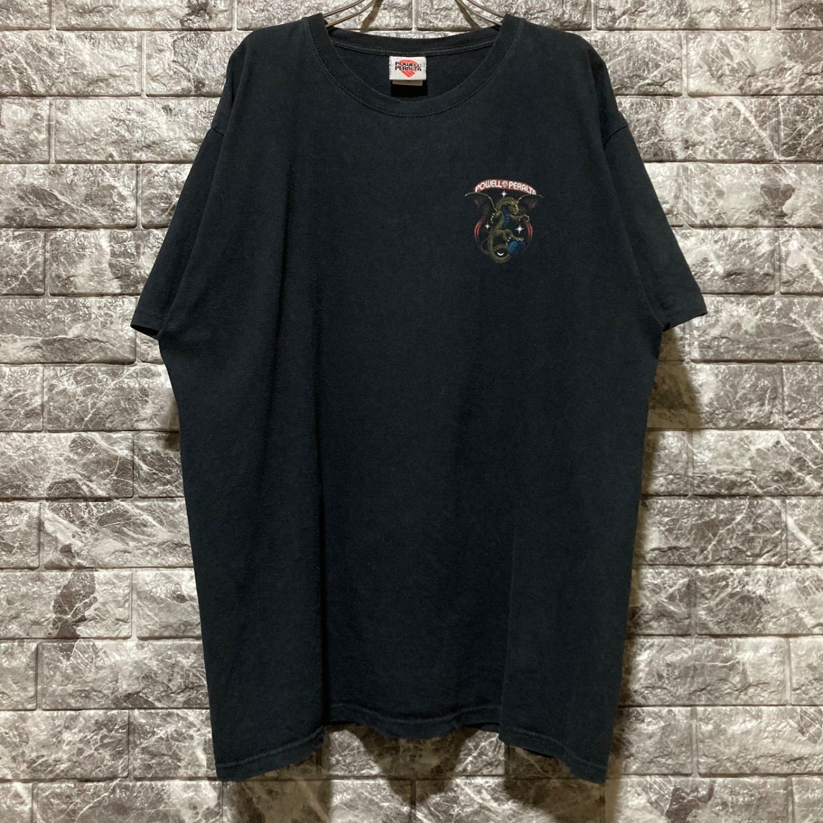 POWELL Tシャツ XL ドラゴン パウエルペラルタBLACK 黒 a8 - メルカリ