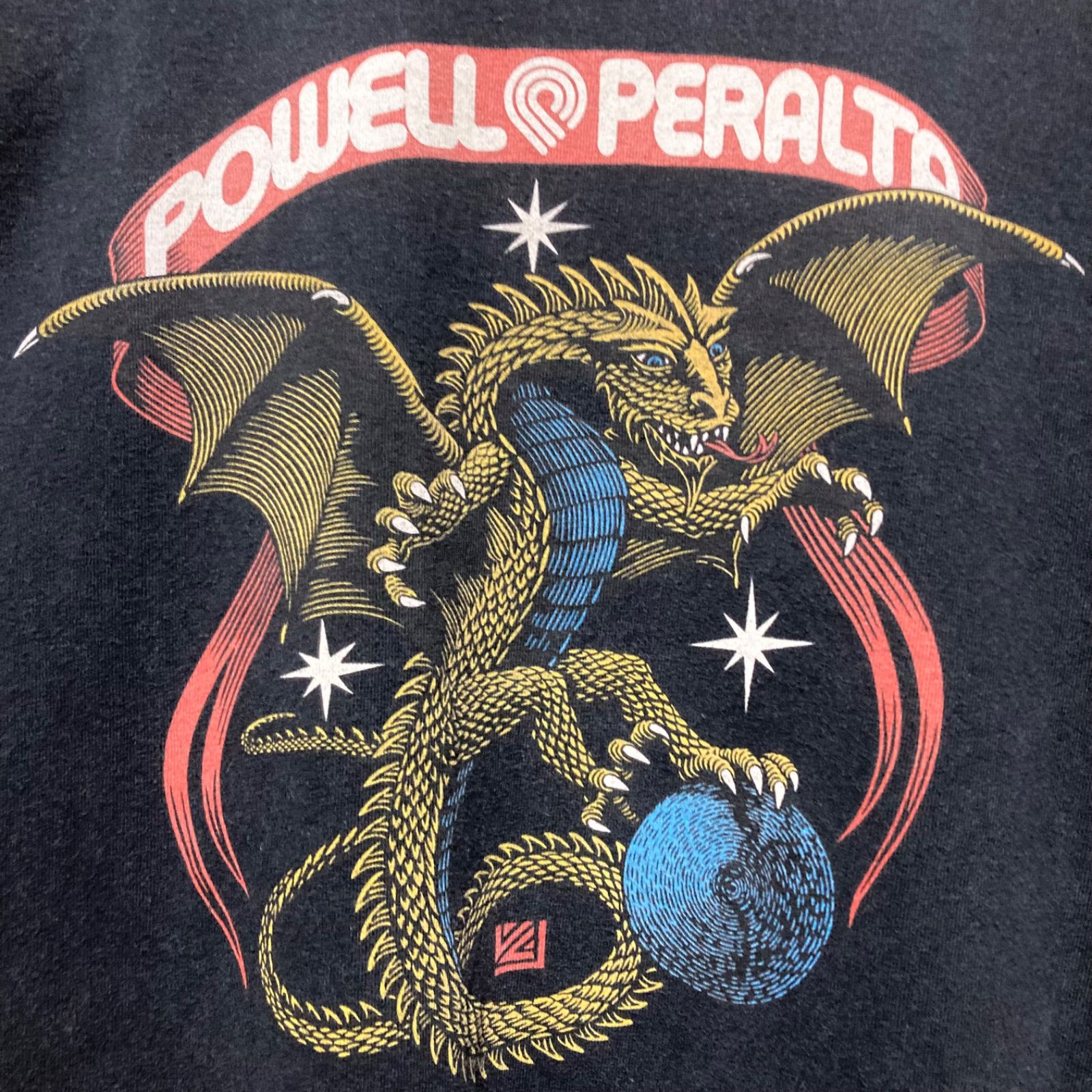 POWELL Tシャツ XL ドラゴン パウエルペラルタBLACK 黒 a8 - メルカリ