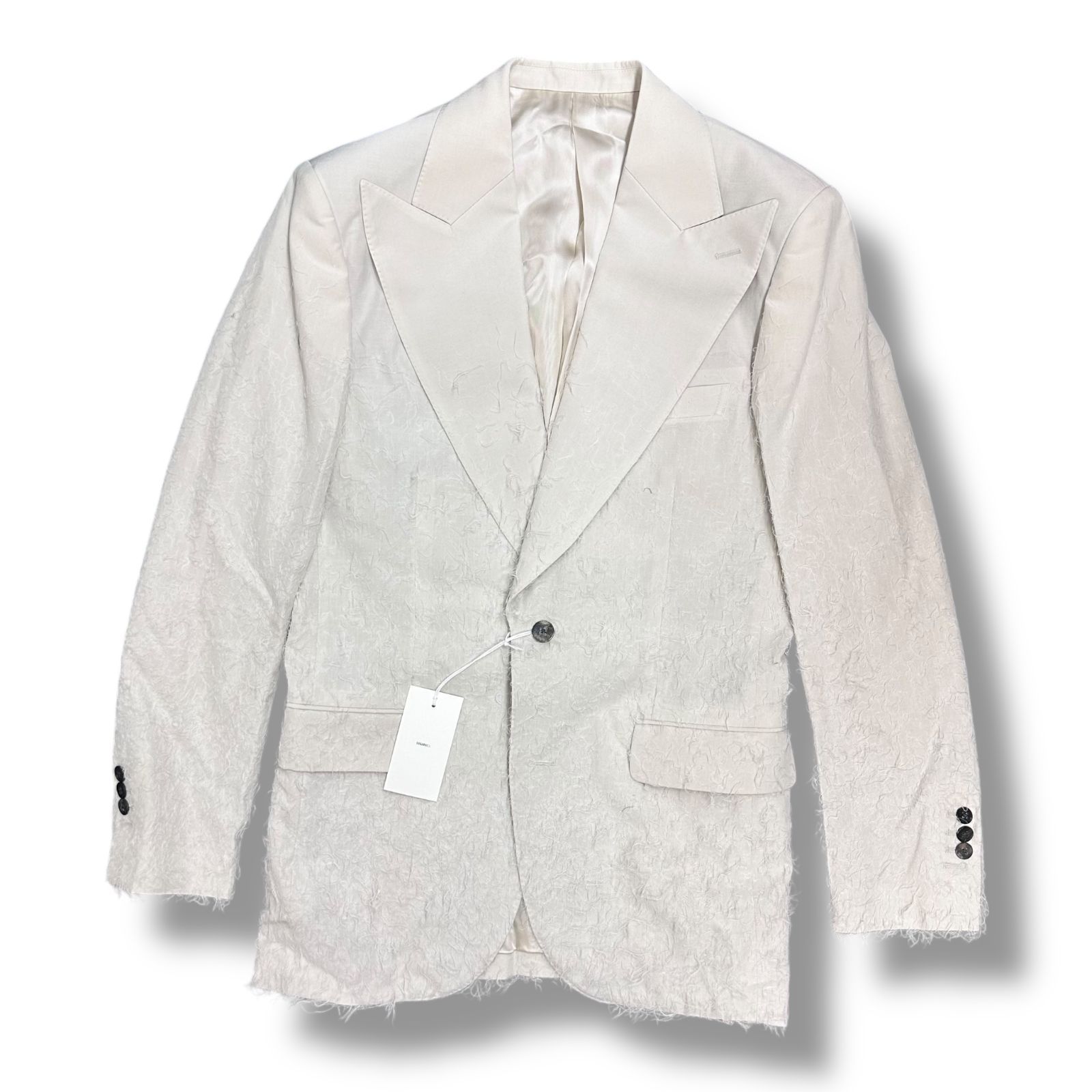 参考上代132000円 未使用 SUGARHILL  24AW HAIRLY TAILORED JACKET ヘアリーテーラードジャケット シュガーヒル 2411300801 エクリュ 3 （95311A5） 参考上代132000円 未使用 SUGARHILL 24AW HAIRLY TAILORED JACKET