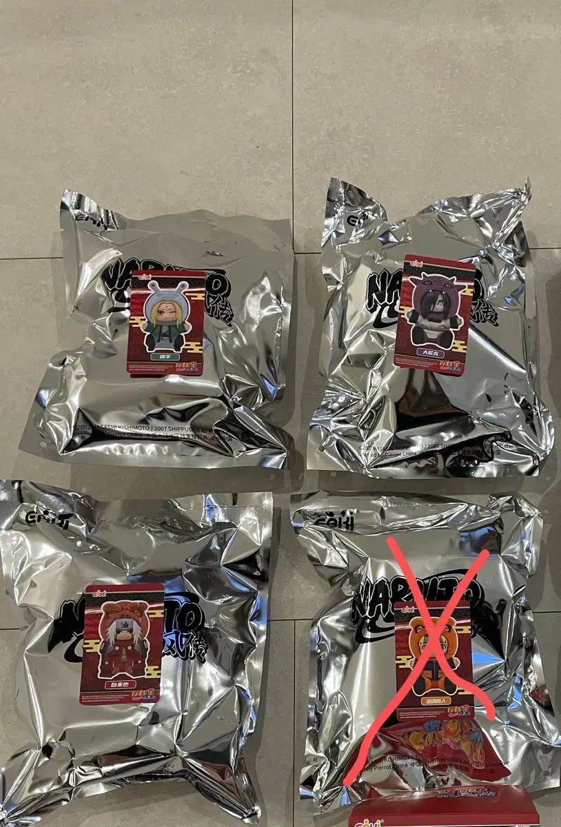 naruto TOPTOY ナブブ 伝説の3忍者セット(ビニール未開封) toptoy
