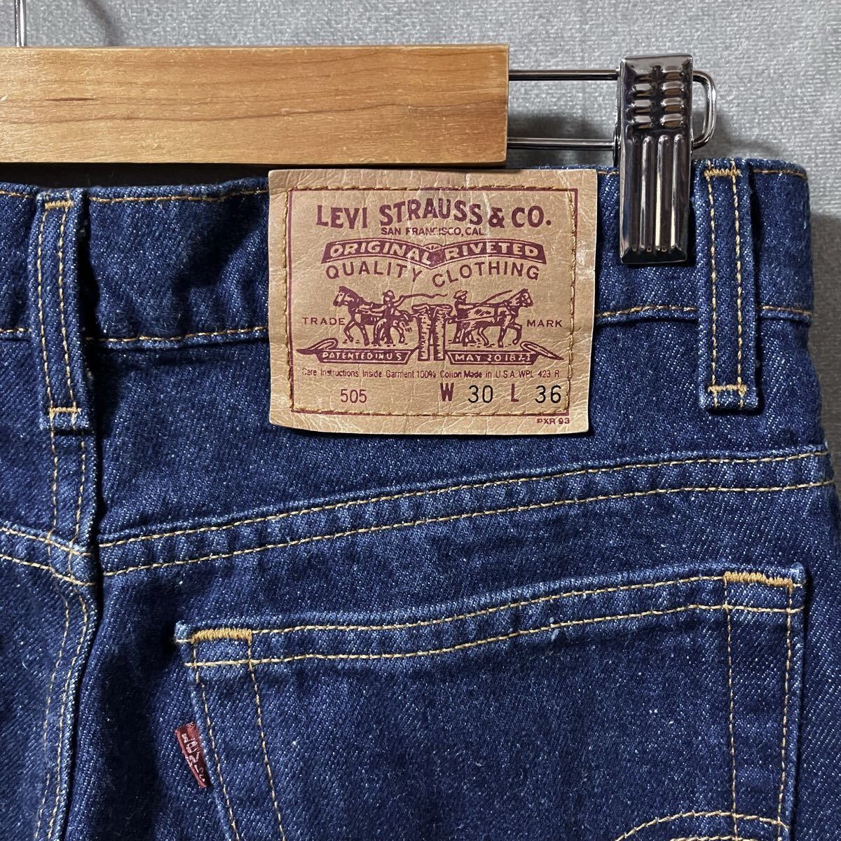 Levi's(リーバイス) 90S VINTAGE 505 ボタン裏698 オレンジタブ ジップ