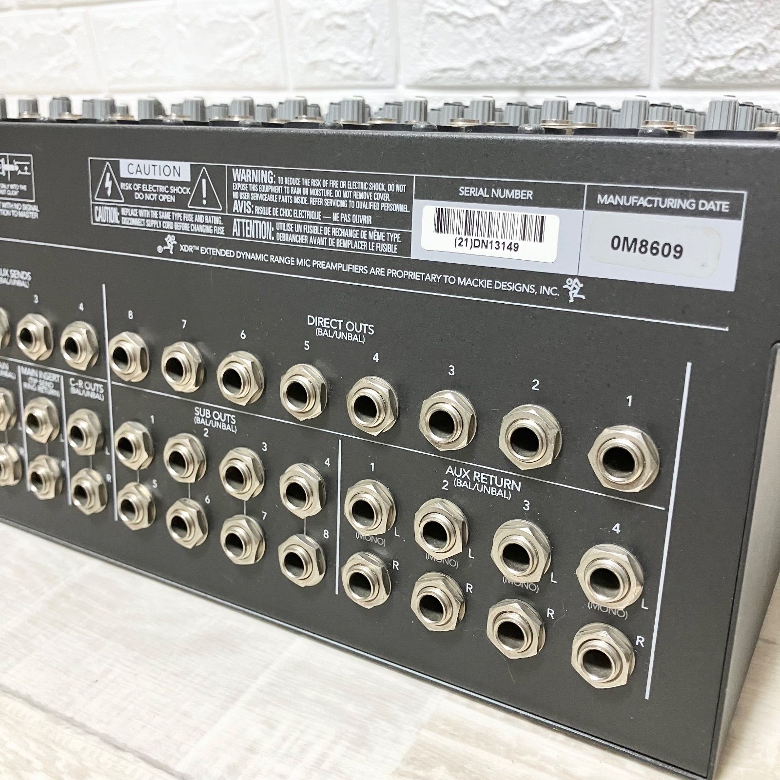 mackie 1642-vlz pro マッキー アナログミキサー 16チャンネル ONYX