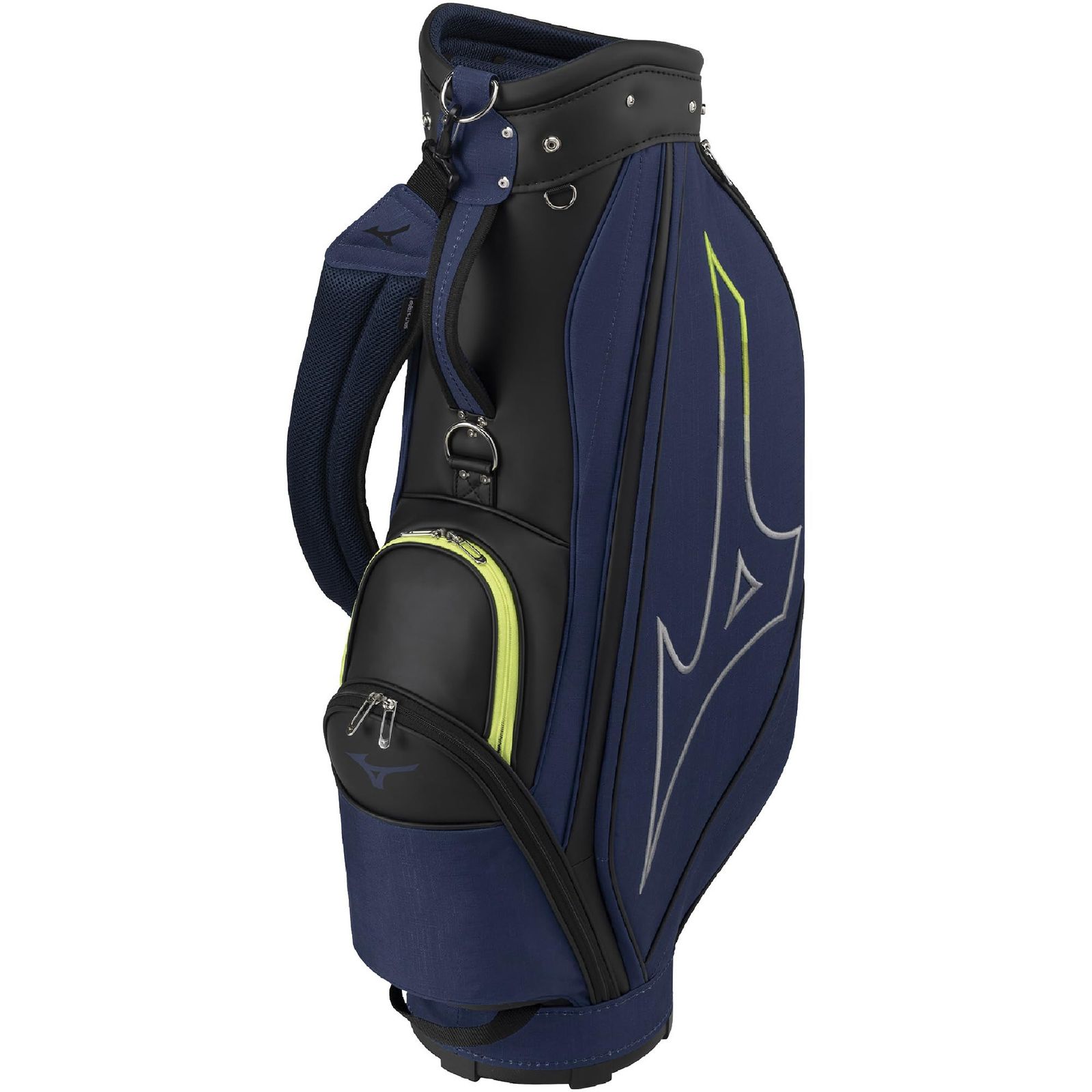 MIZUNO ミズノ ゴルフ キャディバッグ NX.6 ユニセックス 約2.6kg 9.0型 72cm ネイビー|ブラック 5LJC2402