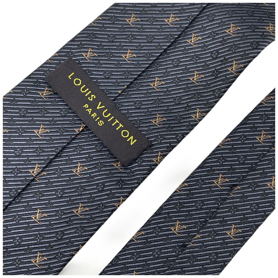 ルイ ヴィトン モノグラム ネクタイ レギュラータイ ロゴ シルク