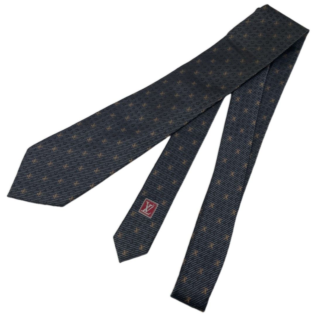 ルイ ヴィトン モノグラム ネクタイ レギュラータイ ロゴ シルク