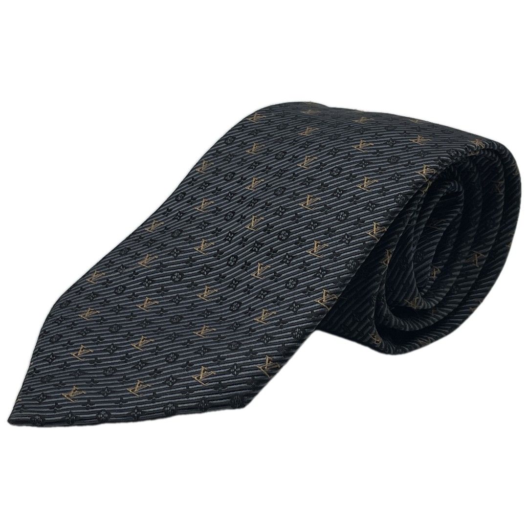 ルイ ヴィトン モノグラム ネクタイ レギュラータイ ロゴ シルク