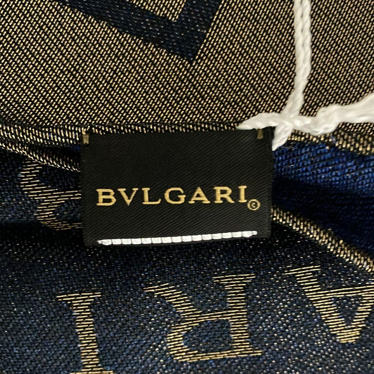 レディース BVLGARI(ブルガリ) ストール(ショール) - ダークネイビー