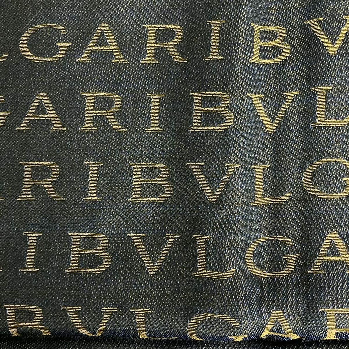 レディース BVLGARI(ブルガリ) ストール(ショール) - ダークネイビー