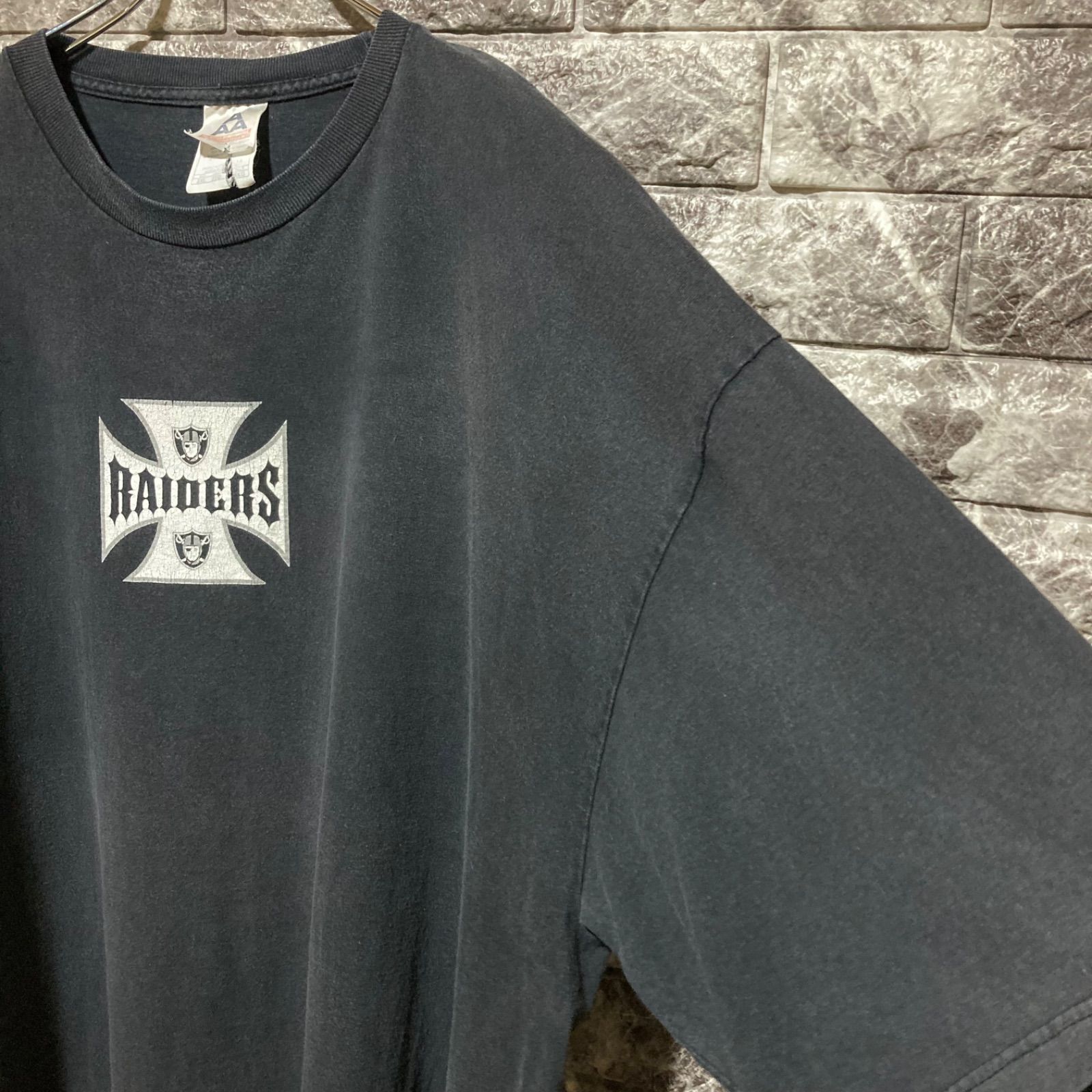 WEST COAST RAIDERS Tシャツ 3XL レイダース 黒 鬼フェード 超フェード