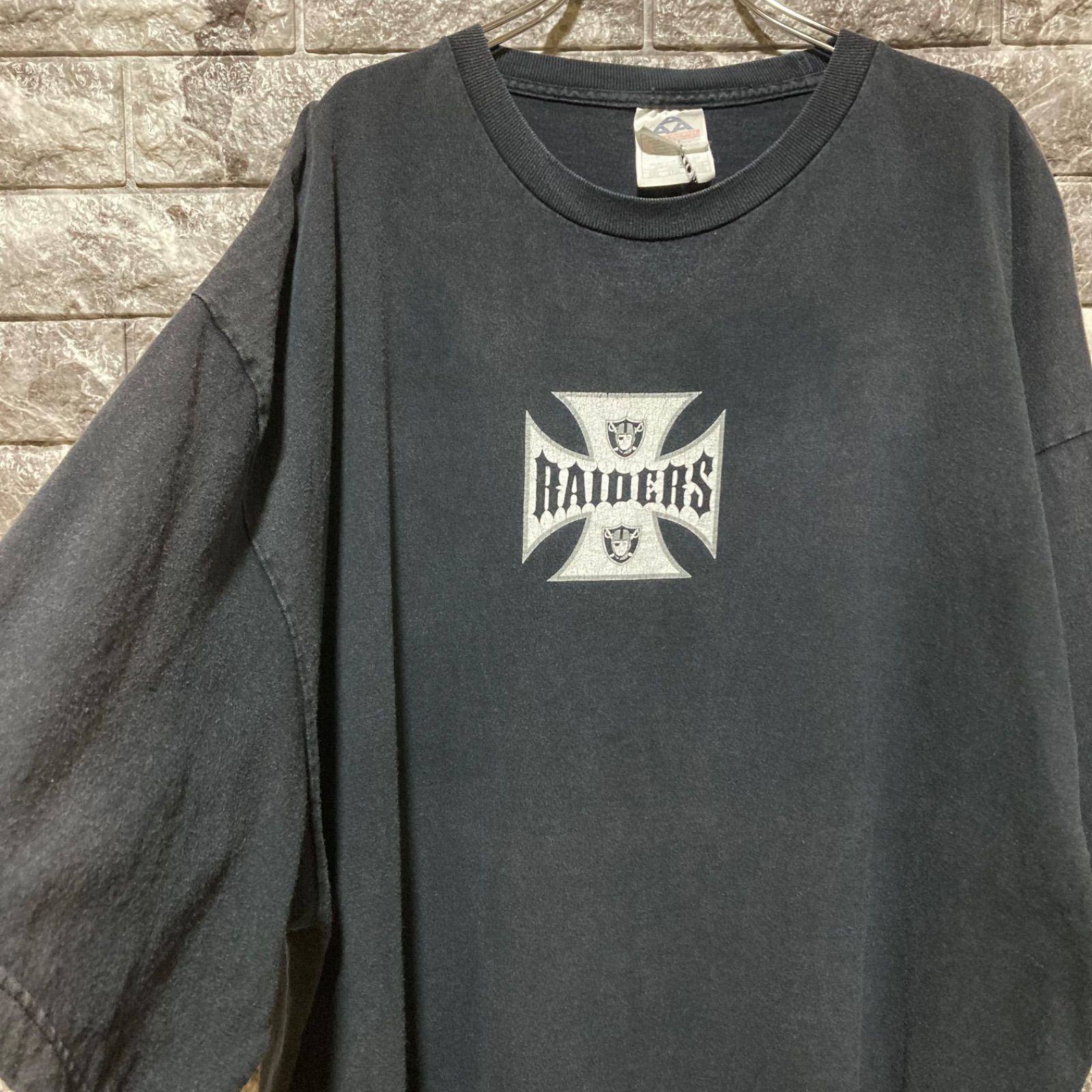 WEST COAST RAIDERS Tシャツ 3XL レイダース 黒 鬼フェード 超フェード