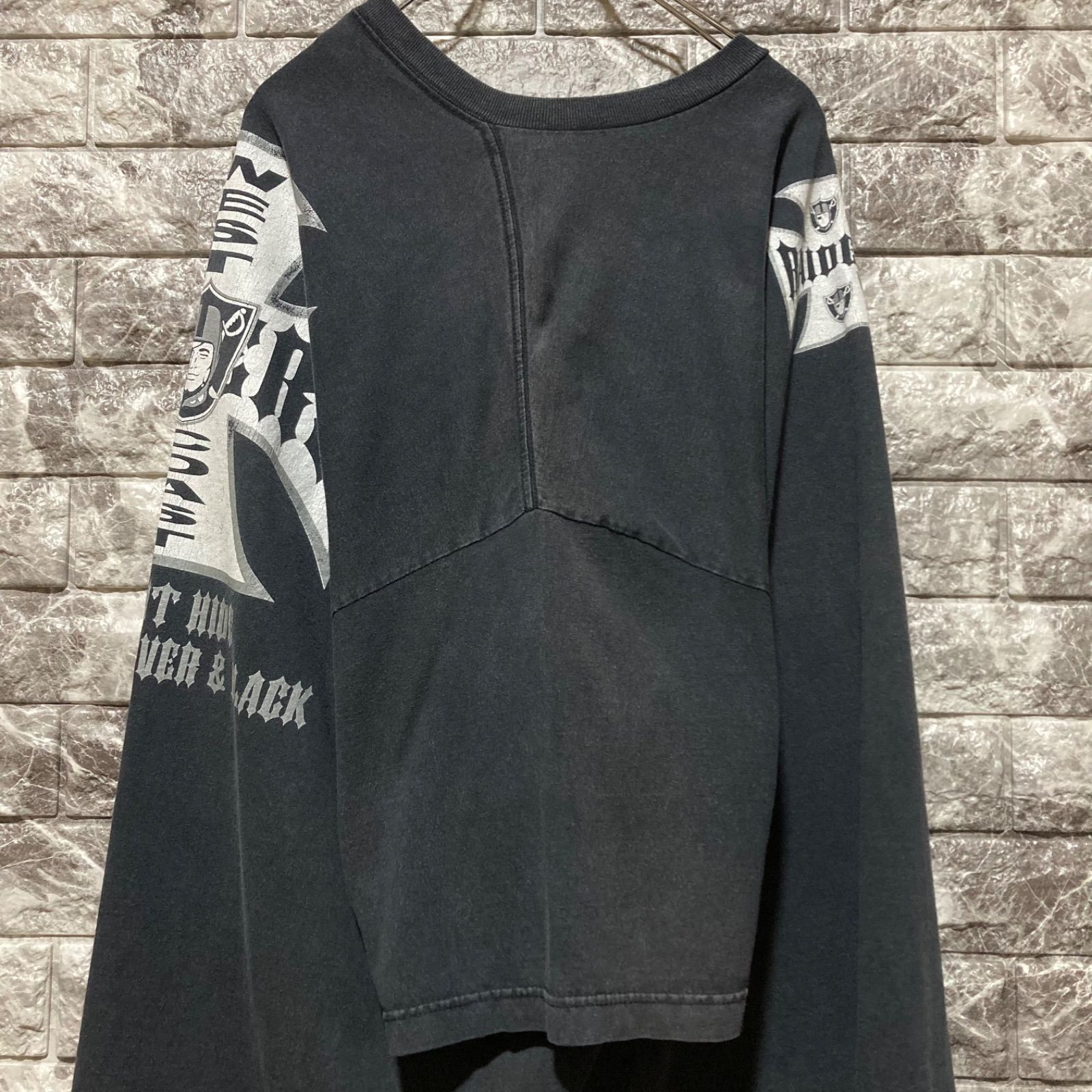 WEST COAST RAIDERS Tシャツ 3XL レイダース 黒 鬼フェード 超フェード