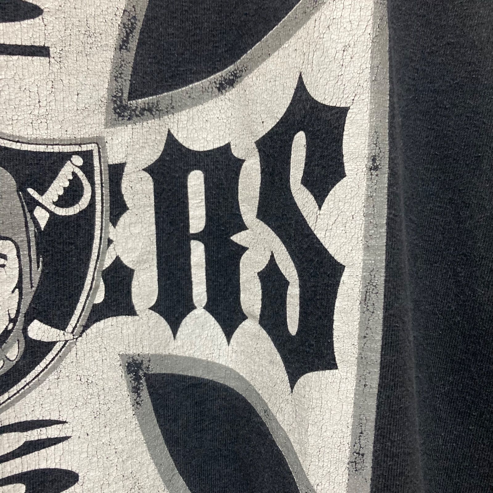 WEST COAST RAIDERS Tシャツ 3XL レイダース 黒 鬼フェード 超フェード