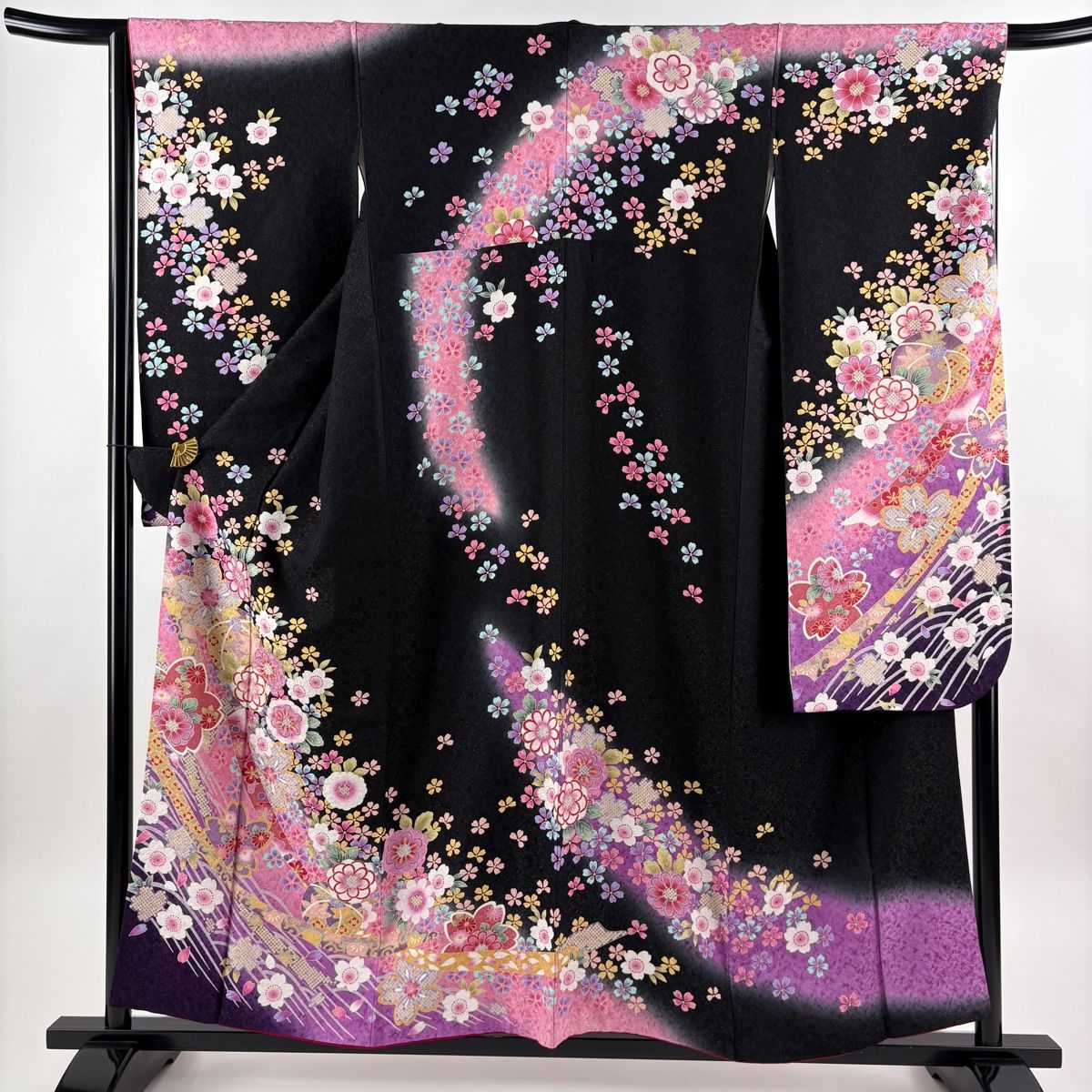 振袖 身丈155cm 裄丈66.5cm 正絹 逸品 【】 【公式通販】