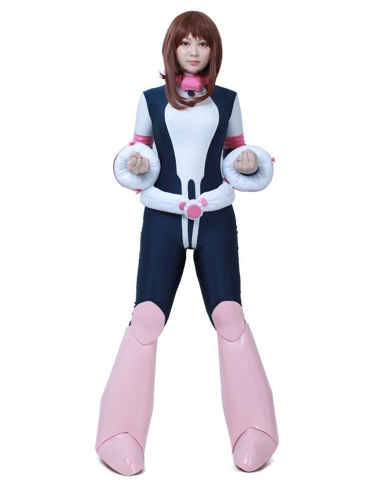 Miccostumes 女性 学生 ヒーロー コスプレ 衣装 コスチューム ジャンプスーツ S