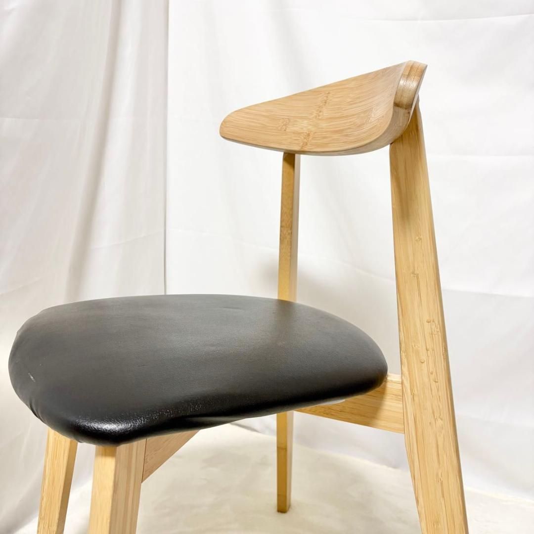 IKEA イケア ハンソーラ HANSOLA ブラック 竹 チェア 椅子 - メルカリ