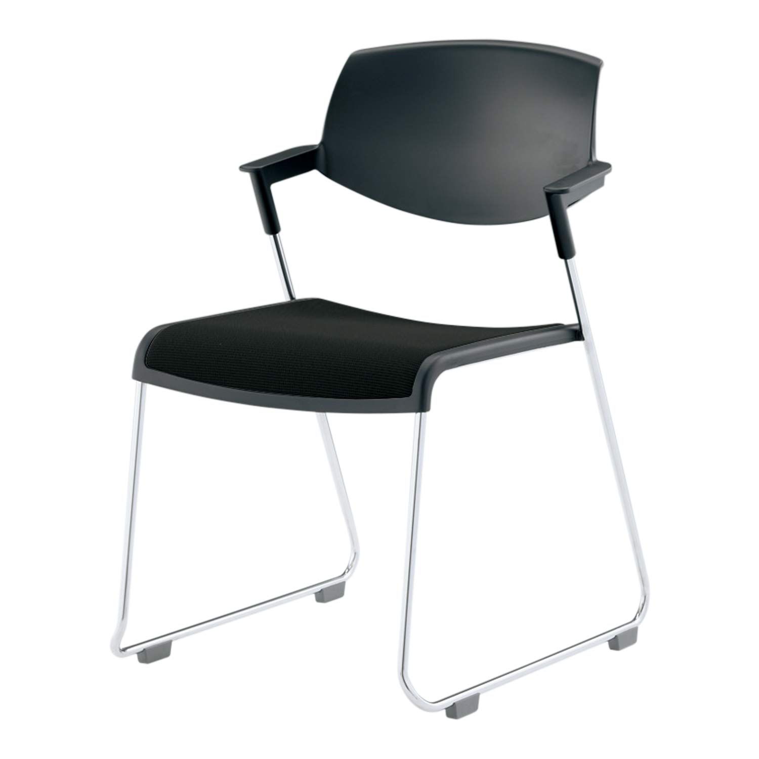 メーカー配送 設置 組立 コクヨ 会議イス サティオ CK-M620E6G9B6 ブラックシェル 背樹脂タイプ 本体 ブラック|布 ブラック