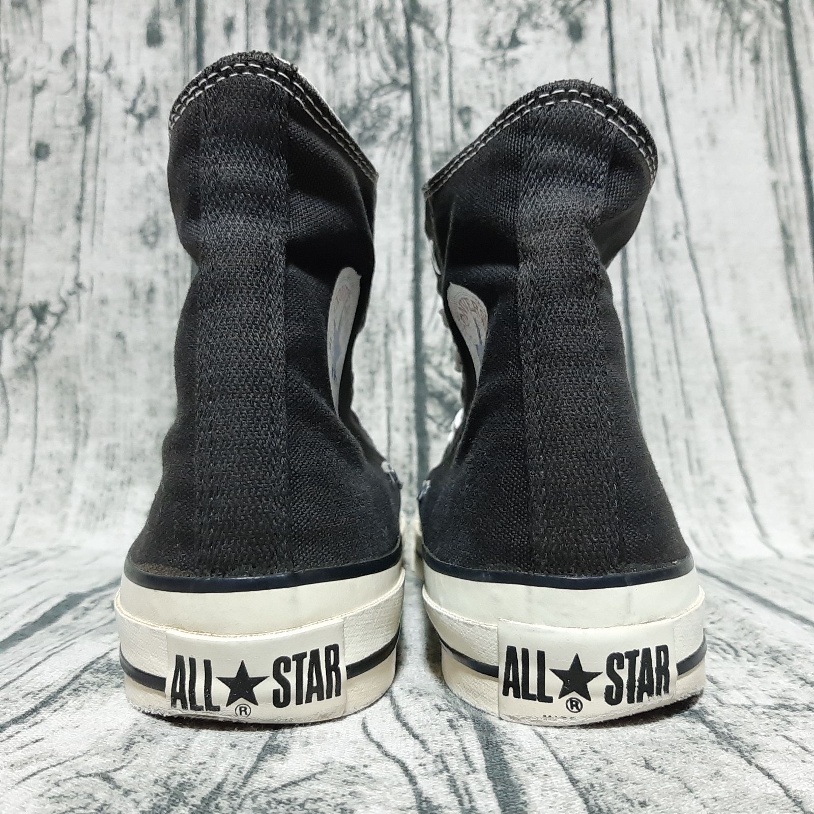 26cm / US 7.5】80s 当て布 サイドステッチ 囲みロゴ USA製 CONVERSE
