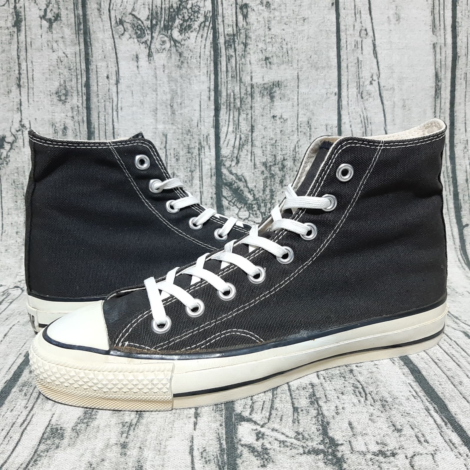 26cm / US 7.5】80s 当て布 サイドステッチ 囲みロゴ USA製 CONVERSE