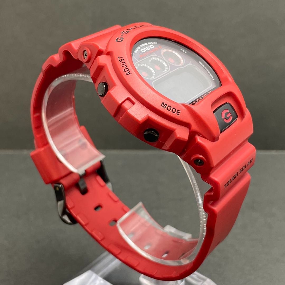 GW-6900RD-4JF バーニング・レッド 反転液晶 電波ソーラー マルチ